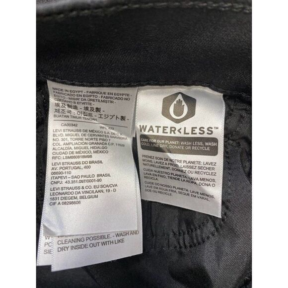 Levi's Premium 720 Super Skinny Jeans‎ Women's 24 XS Black High-Rise NEW - Picture 9 of 15